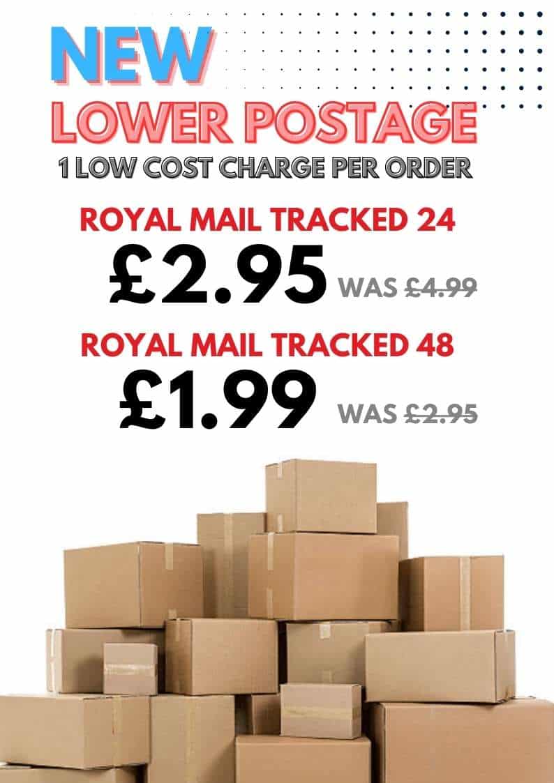 We've squashed our Postage Cahrges