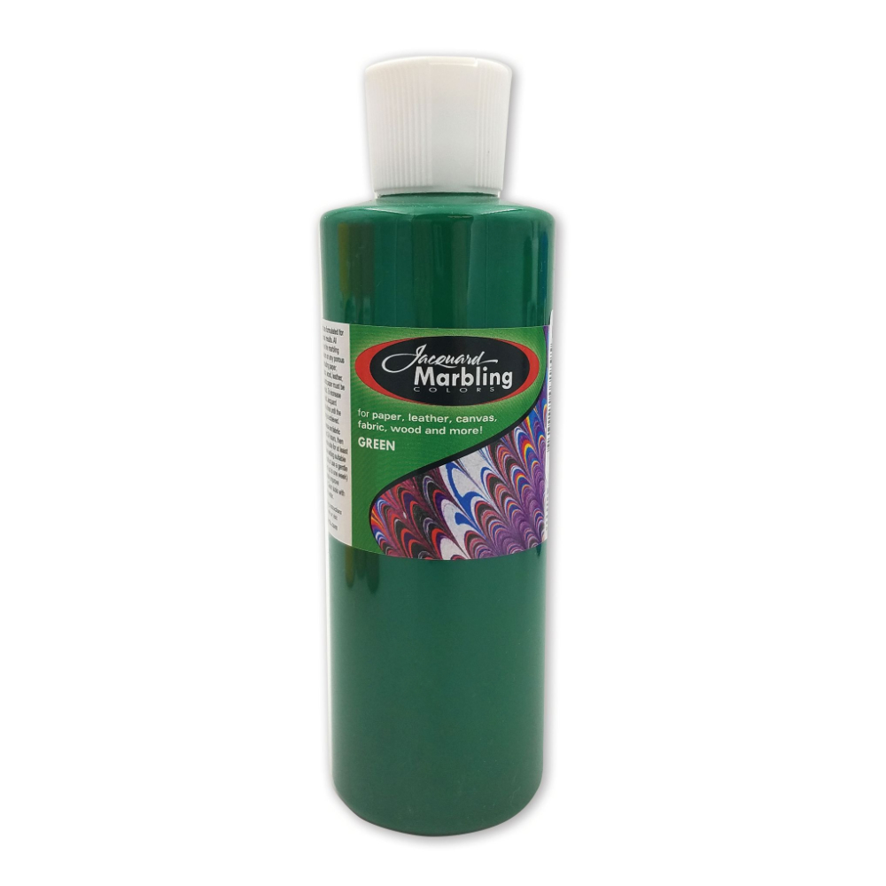 Jacquard Marbling Color Green Colour Floating Paint