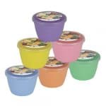 1/4 Pint - 140ml - Rainbow Pudding Basin and Lid (6 Pack)