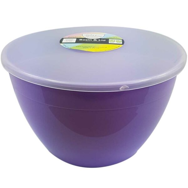3 Pint Lilac Pudding Basin with Lid