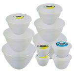 Quint-essential Clear Pudding Basins and Lids (10 Pack)
