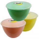 3 Pint - 1.7lt - Spring Pudding Basin and Lid (3 Pack)