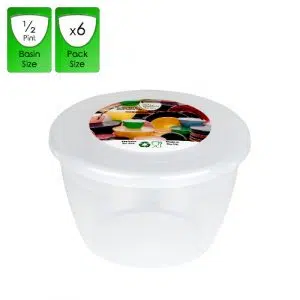 1/2 Pint Pudding Basin & Lids