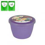 1/4 Pint - 140ml - Lilac Pudding Basin and Lid (6 Pack)