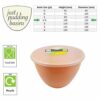Peach 1.5pint size
