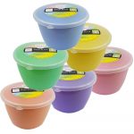 1/2 Pint - 280ml - Rainbow Pudding Basin and Lid (6 Pack)
