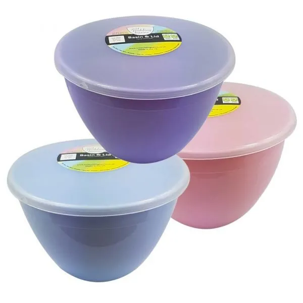 1.5 Pint - 850ml - Summer Pudding Basin and Lid (3 Pack)