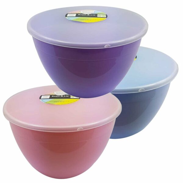 3 Pint Summer Collection Pudding Basins with Lids