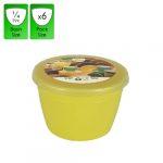 1/4 Pint - 140ml - Yellow Pudding Basin and Lid (6 Pack)