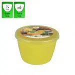 1/4 Pint - 140ml - Yellow Pudding Basin and Lid (6 Pack)