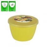 1/2 Pint - 280ml - Yellow Pudding Basin and Lid (6 Pack)