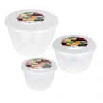 Small Pudding Basins and Lids (Smaller Sizes 3 Pack)