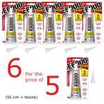 E6000 Glue Trade Pack 6 Tubes For The Price of 5 Multi-purpose Glue 56.1ml