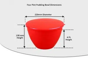 4 Pint Pudding Basins - 2.27lt