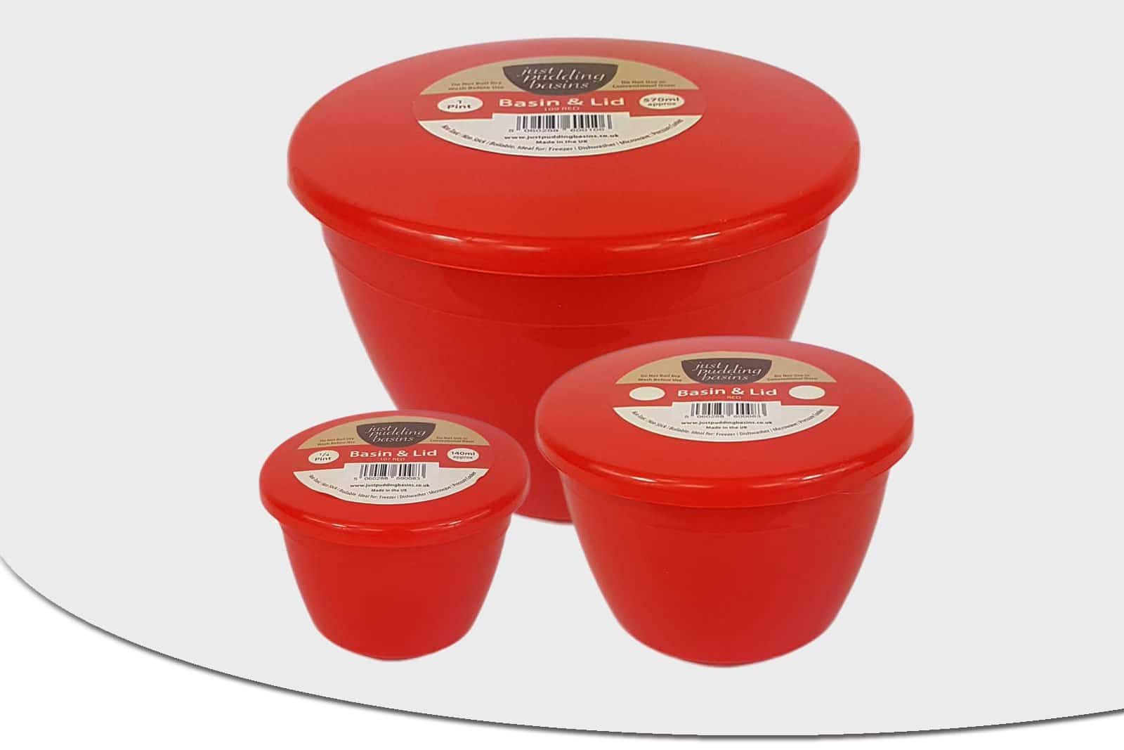 Red Pudding Basins By Just Pudding Basins Ltd UK