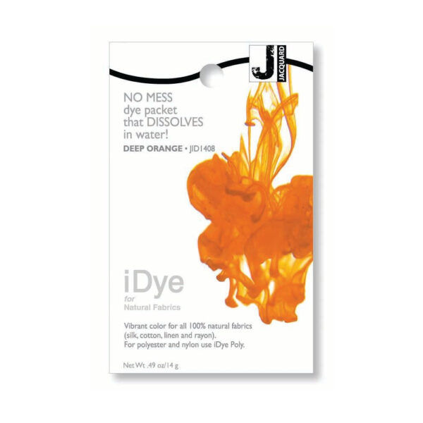 iDye Deep Orange Fabric Dye