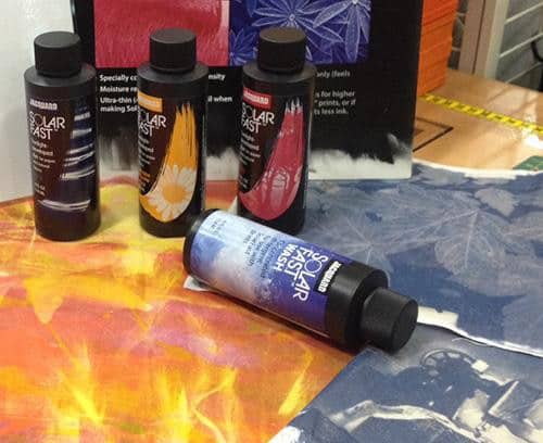 a project to create stunning artwork using the power of the sun and Jacquard Solarfast